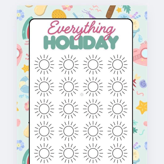 Everything Holiday Savings Tracker and wallet, cash Stuffing, Budgeting, A6 binder, Save money,  Envelope method, Budget, Challenge