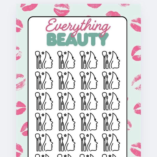 Everything Beauty Savings Tracker and wallet, cash Stuffing, Budgeting, A6 binder, Save money,  Envelope method, Budget, Challenge