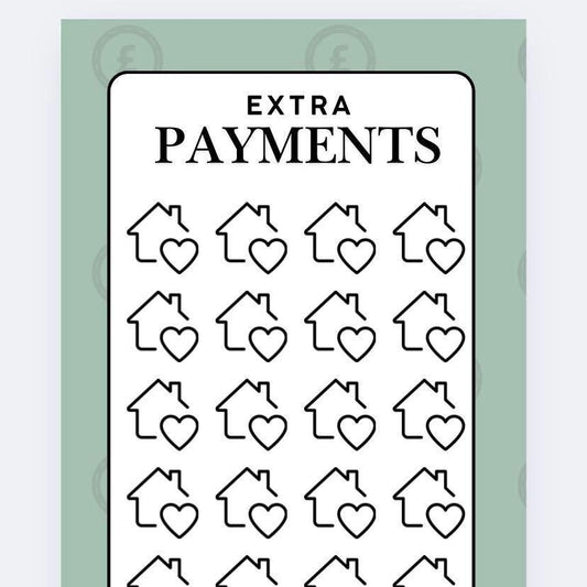 Extra payments tracker, Rent, Mortgage, Cash Stuffing, Budget Binder Trackers, Save Money, Cash Envelopes, Budgeting, Money Saver,