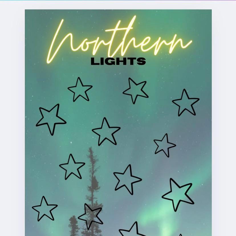 Northern Lights Savings Tracker and wallet, cash Stuffing, Budgeting, A6 binder, Save money, bucket list, Budget, Challenge,