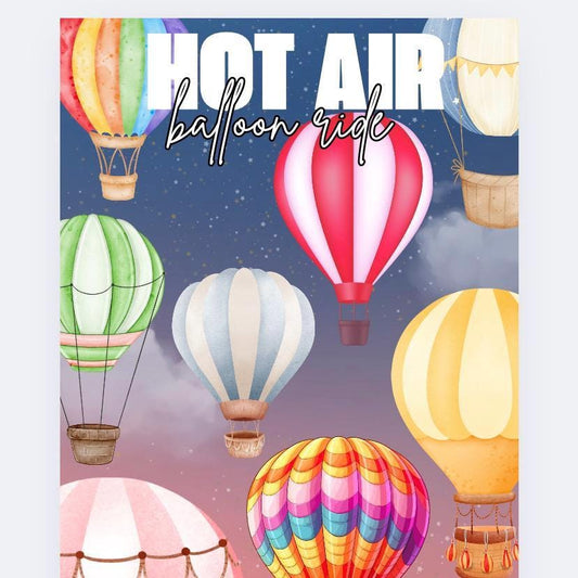 Hot Air Balloon Challenge Savings Tracker & wallet, cash Stuffing, Budgeting, A6 binder, Save money,  Envelope method, Budget, bucket list