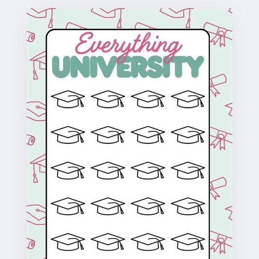 Everything University Savings Tracker and wallet, cash Stuffing, Budgeting, A6 binder, Save money,  Envelope method, Budget, Challenge