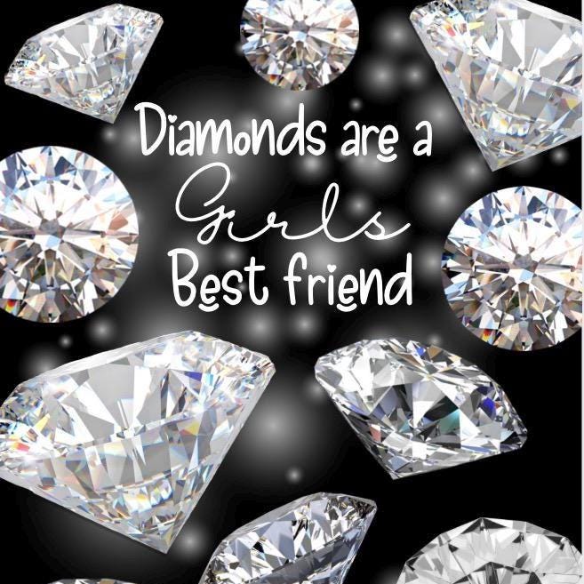 Diamonds are a girls best friend Savings Tracker and wallet, cash Stuffing, Budgeting, A6 binder, Save money,  Envelope method