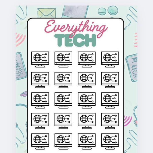 Everything Tech Savings Tracker and wallet, cash Stuffing, Budgeting, A6 binder, Save money,  Envelope method, Budget, Challenge