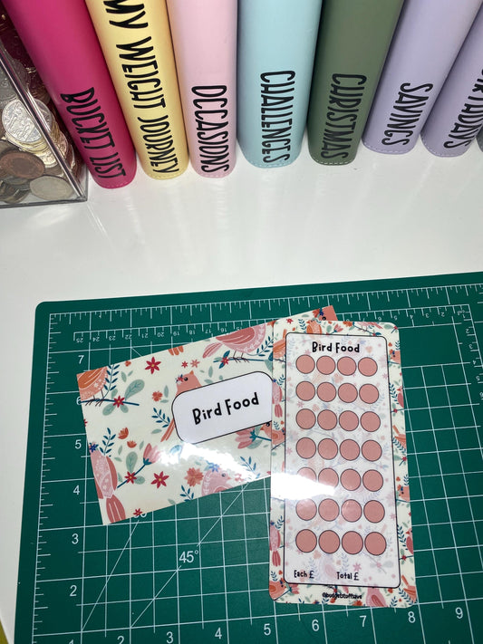 Bird Food Saver, Cash Stuffing, Budget Binder Trackers, Save Money, Cash Envelopes, Budgeting, Money Saver, Presents, Gifts