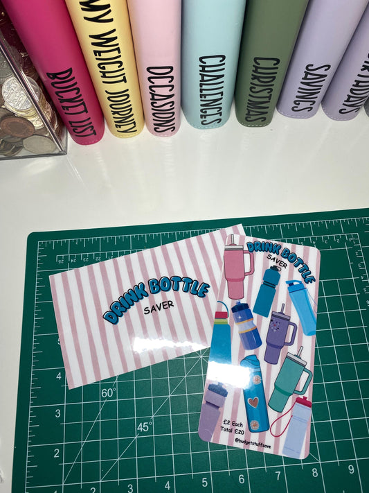 Drink Bottle Cup Saver, Cash Stuffing, Budget Binder Trackers, Save Money, Cash Envelopes, Budgeting, Money Saver, Presents, Gifts