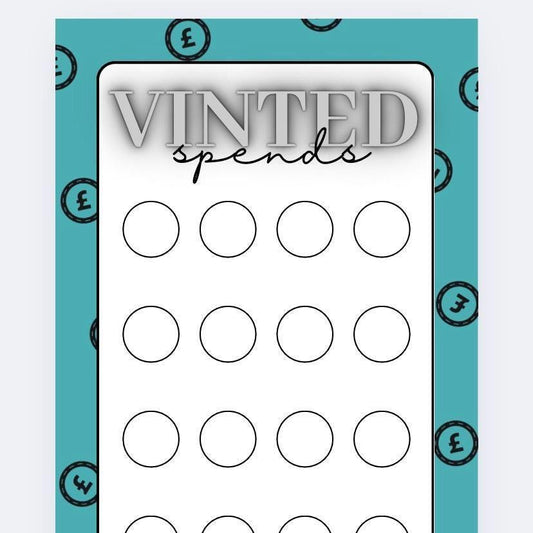 Vinted Spends Savings Tracker, cash Stuffing, Budgeting, A6 binder, Save money,  Envelope method, Budget, Challenge