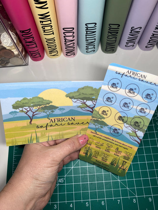 African Safari Saver, Cash Stuffing, Budget Binder Trackers, Save Money, Cash Envelopes, Budgeting, Money Saver, Presents, Gifts