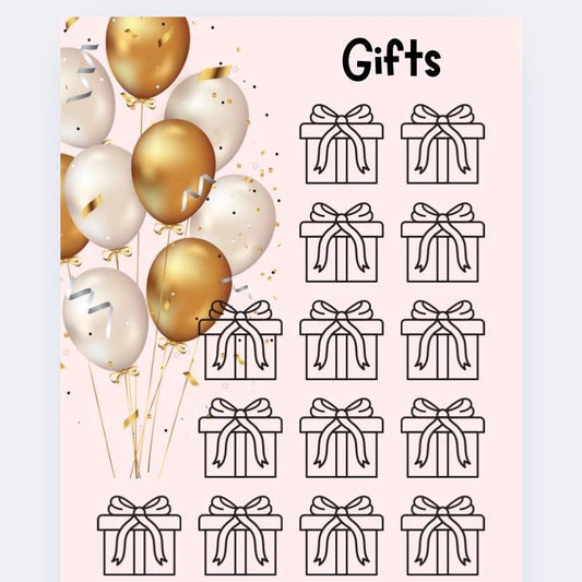 Gifts Tracker for any occasion, Cash Stuffing, Budget Binder Trackers, Save Money, Cash Envelopes, Budgeting, Money Saver, Presents