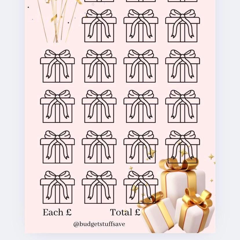 Gifts Tracker for any occasion, Cash Stuffing, Budget Binder Trackers, Save Money, Cash Envelopes, Budgeting, Money Saver, Presents