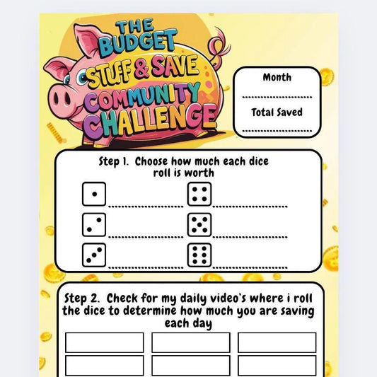 The Budget Stuff & Save Community Challenge, Cash Stuffing, Budget Binder Trackers, Save Money, Cash Envelopes, Budgeting, Money Saver
