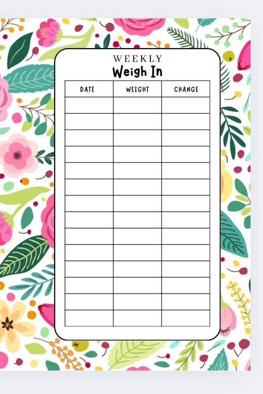 Weekly Weight loss A6 Dashboard, Cash Stuffing, Budgeting, Save Money, Budget, Monthly, Weekly, Savings, Reset