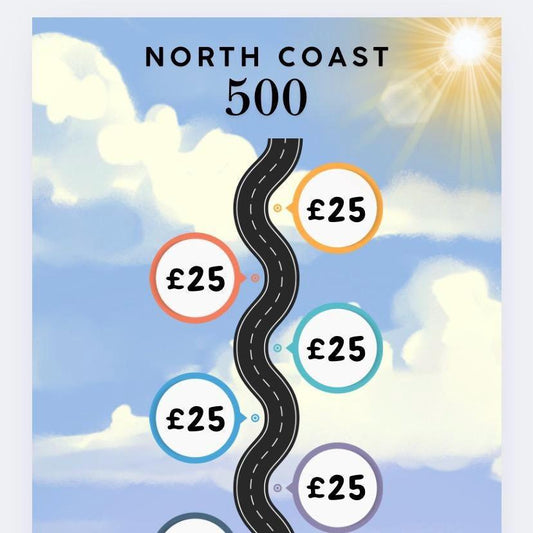 NC500 Saver, Cash Stuffing, North Coast 500, Scotland, Budget Binder Trackers, Save Money, Cash Envelopes, Budgeting, Money Saver,