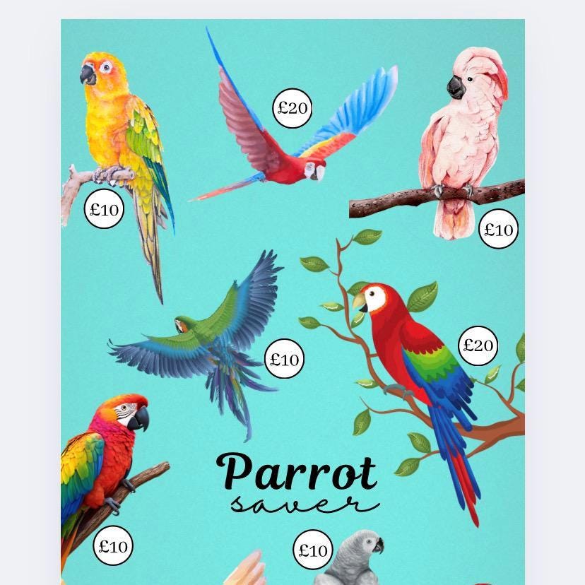Parrot Savings Tracker, Cash Stuffing, Budget Binder Trackers, Save Money, Cash Envelopes, Budgeting, Money Saver