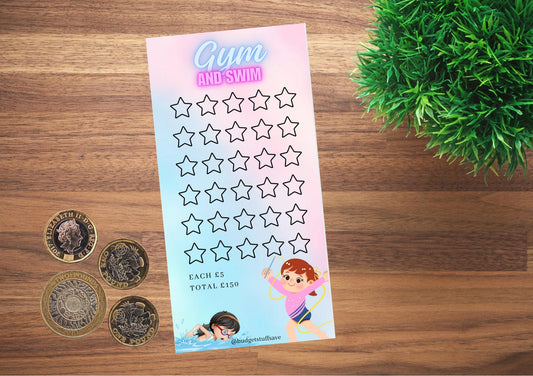 Gym and Swim Saver, Cash Stuffing, Budget Binder Trackers, Save Money, Cash Envelopes, Budgeting, Money Saver, Presents, Gifts