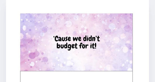 Cause we didn’t budget for it Vellum Wallet for Cash Stuffing, Budgeting, Wallets, Save, Cash, Organise