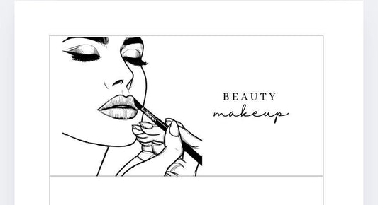 Beauty makeup Vellum Wallet, Cash Stuffing, Budgeting