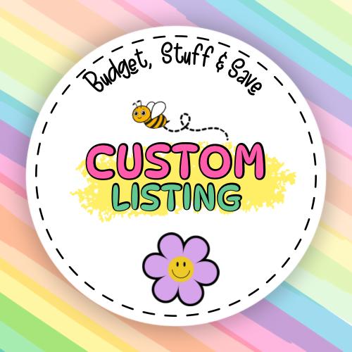Custom zip wallet/cover card