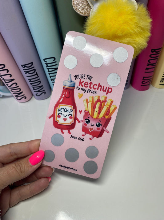 You’re the ketchup to my fries Saver, Cash Stuffing, Budget Binder Trackers, Save Money, Cash Envelopes, Budgeting, Money Saver, Presents